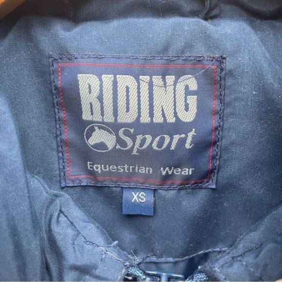 Riding Sport Equestrian Wear blue quilted vest XS - Picture 8 of 10